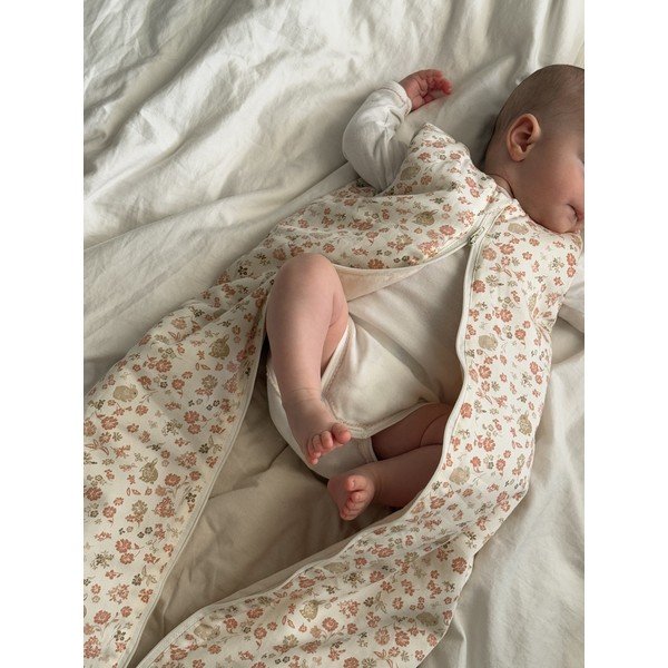 Bež dječja vreća za spavanje od organskog pamuka 40x77 cm Augusta – Cam Cam Copenhagen-image-1