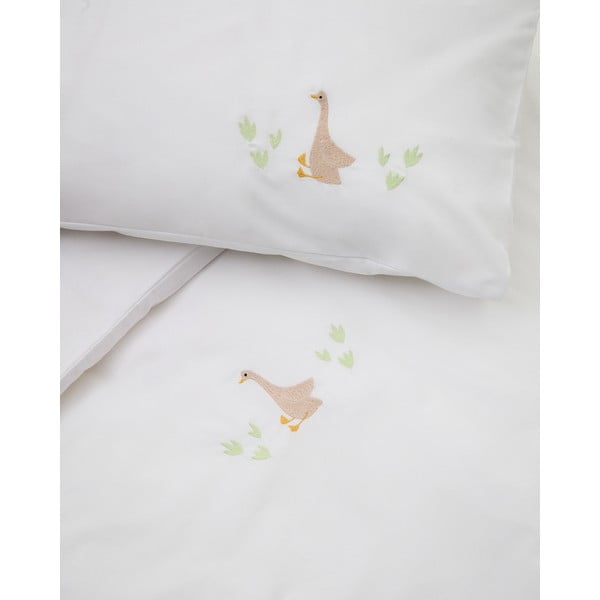 Bijela dječja posteljina za dječji krevetić od pamučnog perkala 70x140 cm Milu – Kave Home-image-3