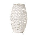 Bijela stolna lampa s bambusovim sjenilom (visina 36 cm) – Casa Selección