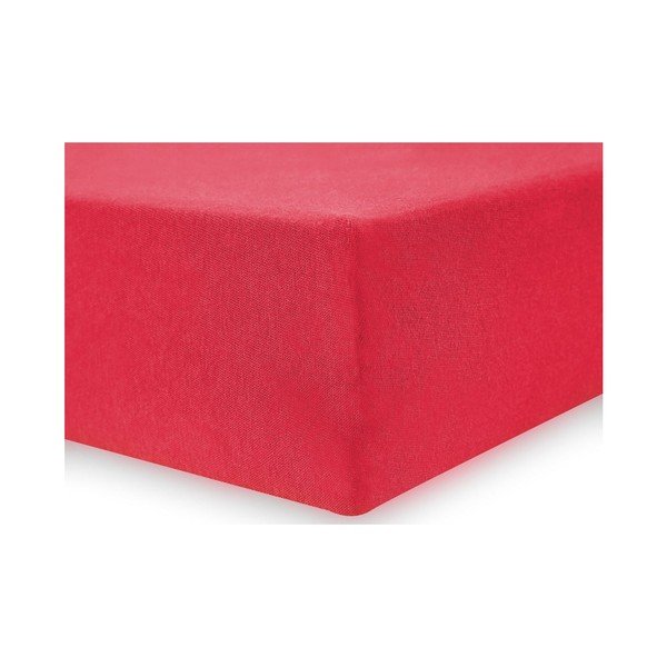 Crvena elastična plahta DecoKing Nephrite Red, 100-120 cm-image-2