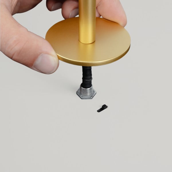 Svijetlo siva metalna LED viseća svjetiljka s mogućnosti zatamnjivanja s metalnim sjenilom ø 31 cm Asteria Plus – UMAGE-image-4