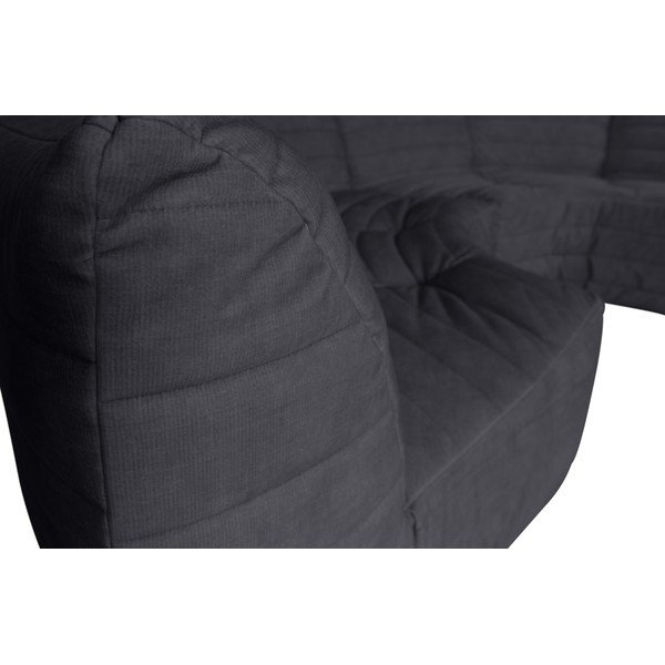 Antracitno siva baršunasti kutna garnitura (promjenjiva) Bag – WOOOD-image-1