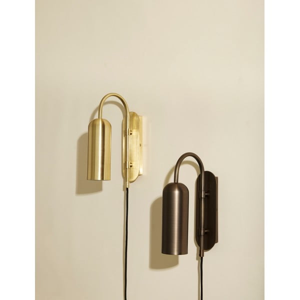 Zidna lampa u zlatnoj boji Zenith – Hübsch-image-1