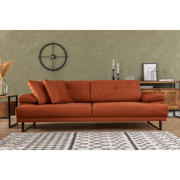 Narančasta sofa 239 cm Mustang – Balcab Home