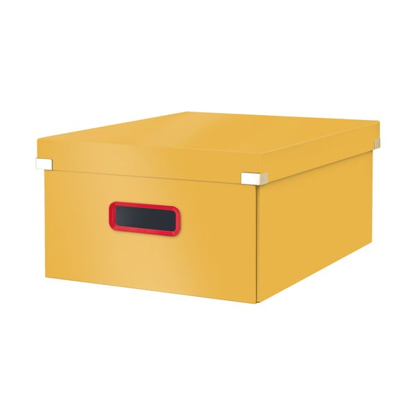 Žuta  kartonska kutija za pohranu s poklopcem 48x37x20 cm Click&Store – Leitz