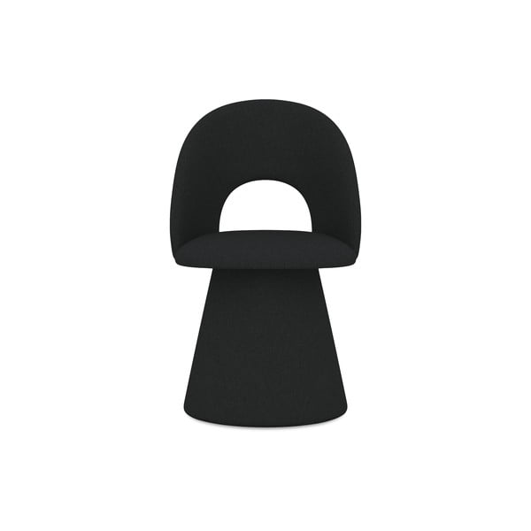 Crna podstavljena blagovaonska stolica Kalo – Makamii-image-1