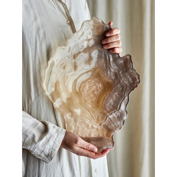 Staklena ukrasna posuda 29x38 cm Aiku – Bloomingville-image-1