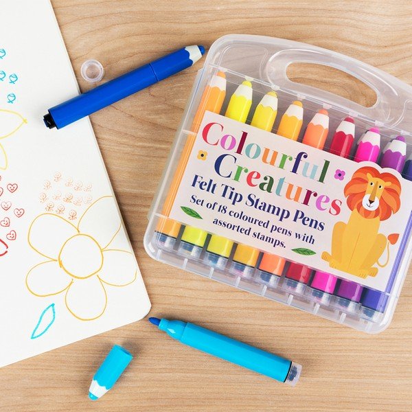 Set od 18 mini markera Rex London Colorful Creatures-image-1