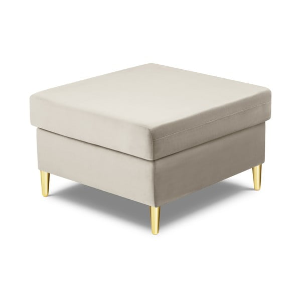 Bež baršunast tabure Kyoto – Cosmopolitan Design-image-2