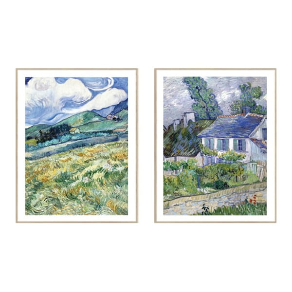 Slike u setu 2 kom reprodukcija 30x40 cm Van Gogh – knor