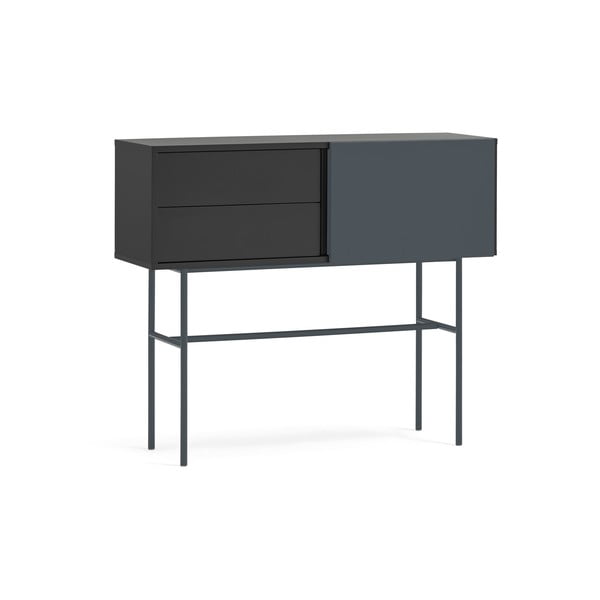 Crni/antracitno sivi pomoćni stol 35x110 cm Nube – Teulat-image-3