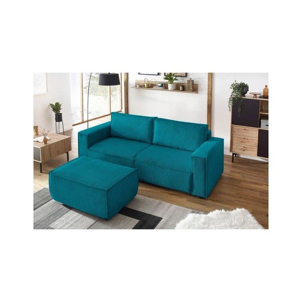 Tirkizni tabure od samta Nihad – Bobochic Paris-image-1