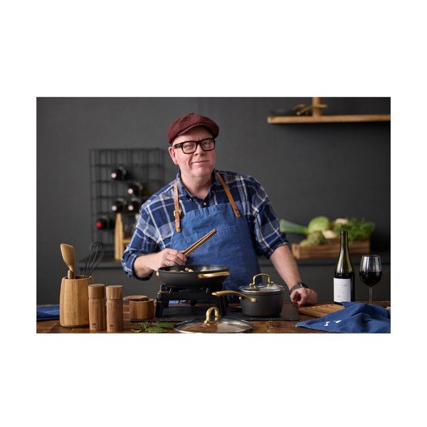 Drveni komplet mlinova za papar i sol 2 kom u prirodnoj boji – Holm-image-3