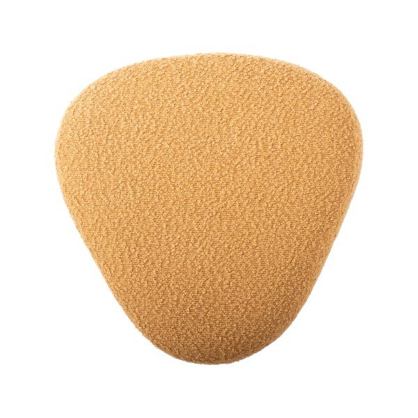 Žuti  tabure od bouclé tkanine Ada – Leitmotiv-image-3