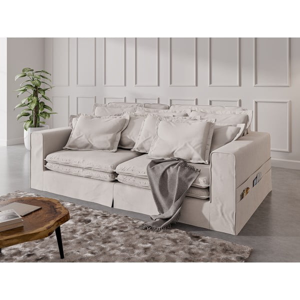 Krem sofa 236 cm Nora – Ropez-image-3