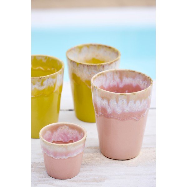 Svijetlo ružičasta šalica od kamenine 380 ml Grespresso – Costa Nova-image-1