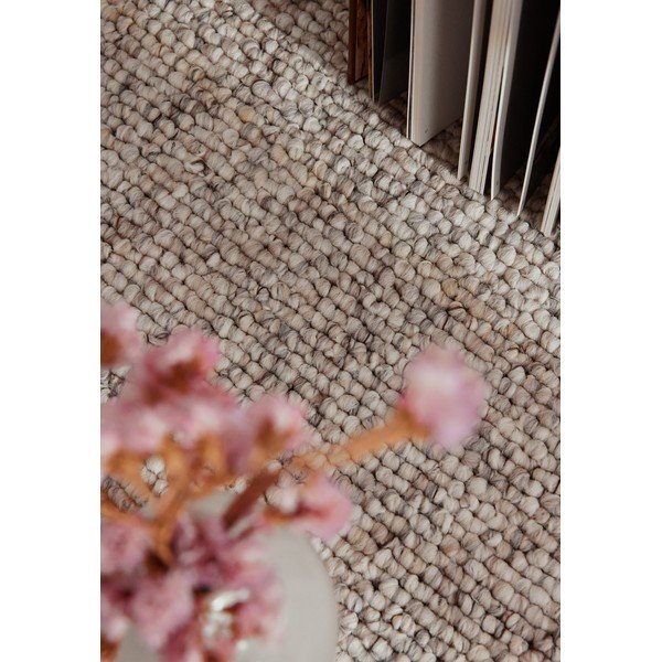 Sivi/krem perivi tepih 200x290 cm Rocco Dark Cream – Elle Decoration-image-4