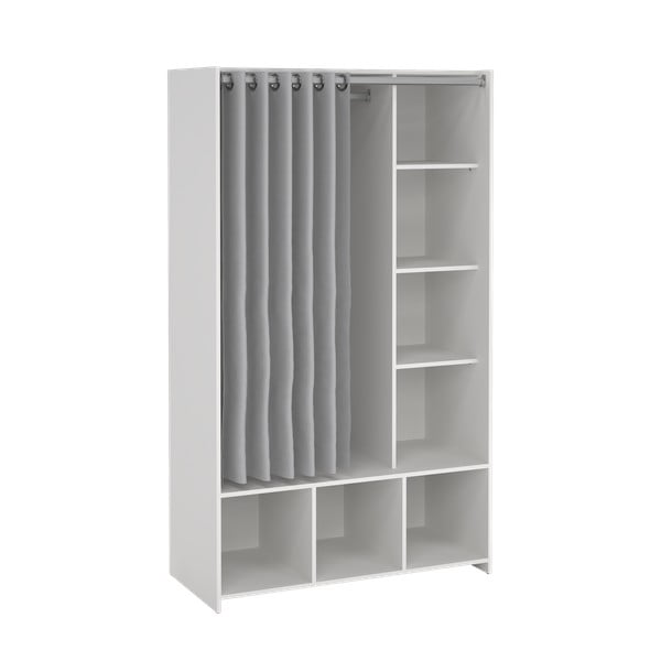 Bijeli/sivi ormar 105x180 cm Kit – Tvilum-image-2