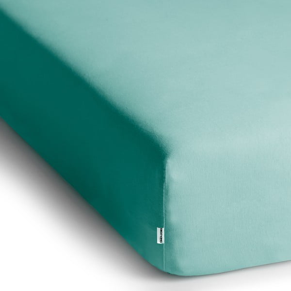 Tirkizna plahta s gumom od jeseya 160x200 cm Amber – Restilo-image-2