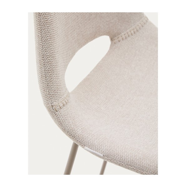 Bež barska stolica (visine sjedala 76 cm) Zahara – Kave Home-image-4
