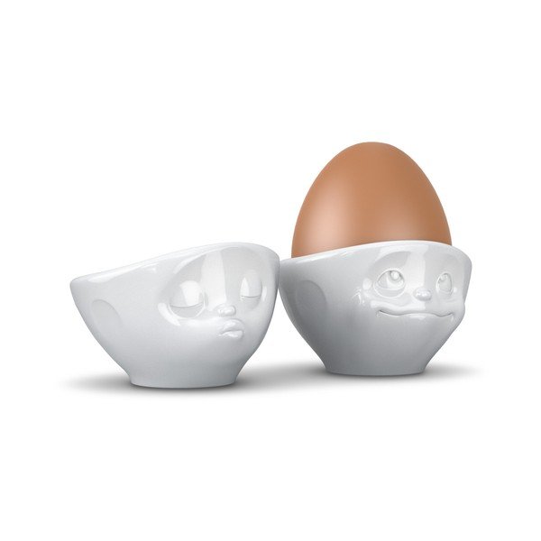 Set s dvije bijele posudice za jaje zaljubljeni par 58products, 100 ml-image-1