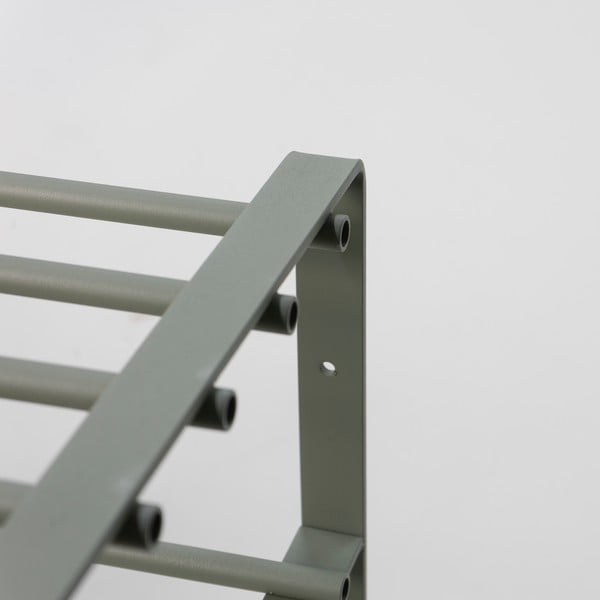 Prljavo zeleni metalni ormarić za cipele 70x48,5x29 cm Rex – Spinder Design-image-3