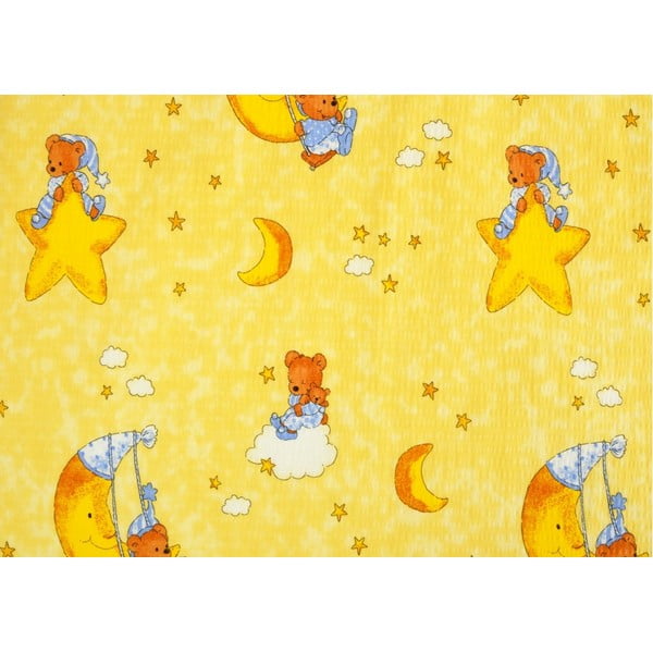 Krep dječja posteljina 90x135 cm Moon -image-1