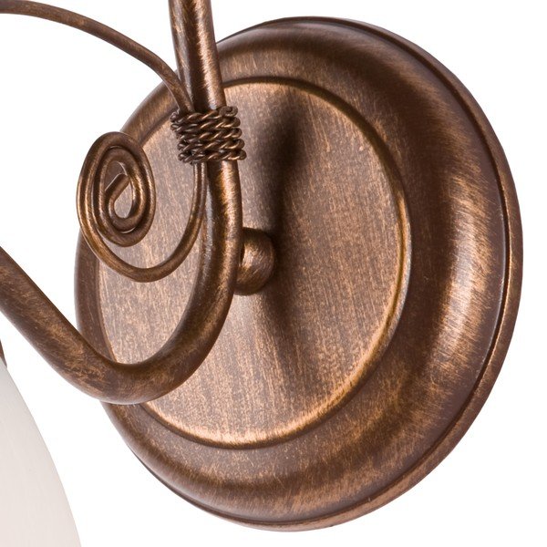 Bijela/smeđa zidna lampa Retro Ii – LAMKUR-image-4