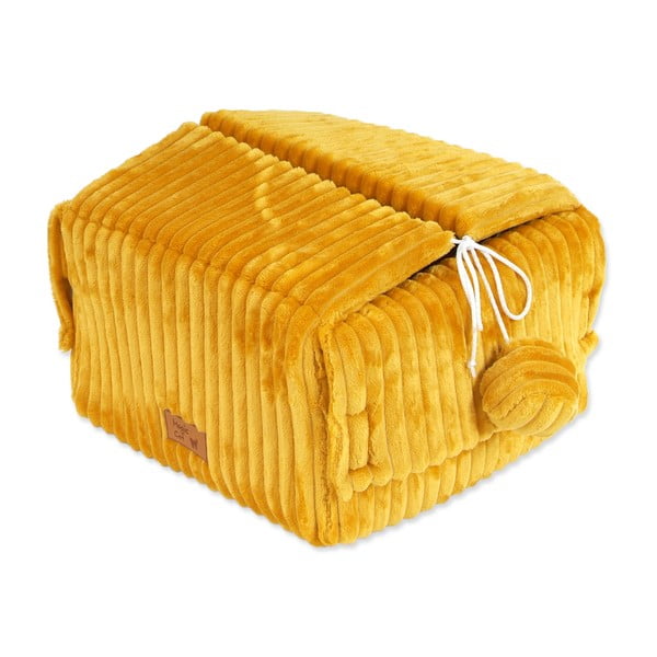 Senf žuti šator za životinje za mačke 40x36 cm Magic Cat Stripe – Plaček Pet Products