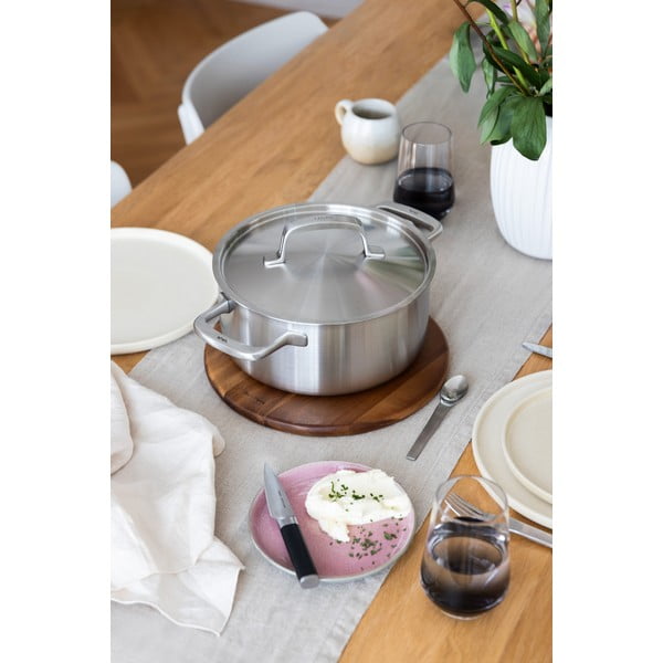 Kastrola od nehrđajućeg čelika s poklopcem prikladna za indukcijsko kuhalo 4 l Lucca 3.0 – FABINI-image-2