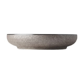 Bež keramički tanjur s podignutim rubom MIJ Earth, ø 22 cm