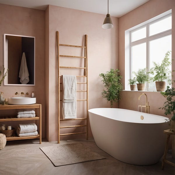 Zidno ogledalo 52x72 cm Pink – knor-image-1