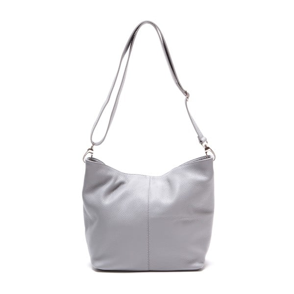 Siva kožna torbica Luisa Vannini Gilliana