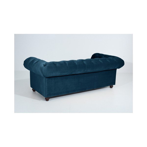 Plava sofa Max Winzer Orleans Velvet, 216 cm-image-4