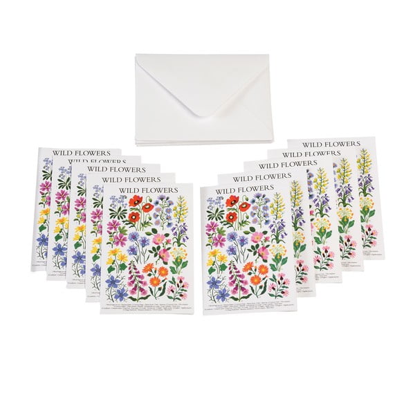 Razglednice u setu od 10 kom Wild Flowers - Rex London-image-1