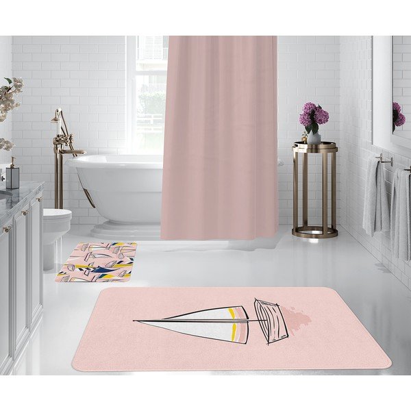 Roze kupaonske prostirke u setu od 2 kom - Oyo Concept-image-2