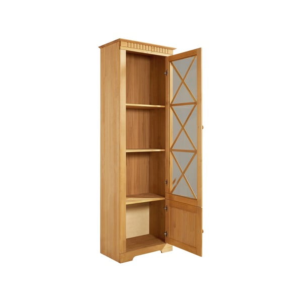 Vitrina od masivnog bora u prirodnoj boji 180x35 cm Lisa – Støraa-image-3