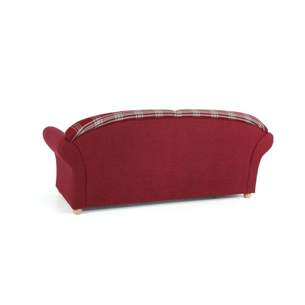 Crvena karirana sofa Max Winzer Corona, 202 cm-image-1