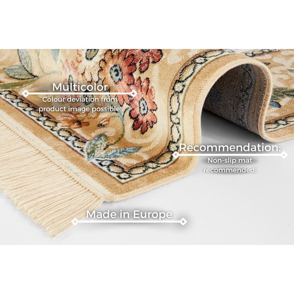 Bež tepih viskozan 160x230 cm Oriental – Nouristan-image-4