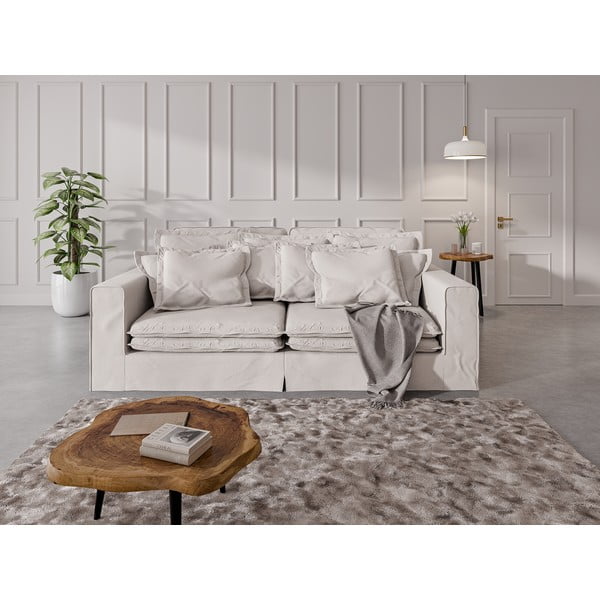 Krem sofa 236 cm Nora – Ropez-image-1