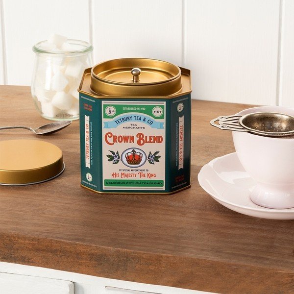 Metalna posuda za namirnice za čaj Crown Blend – Rex London-image-1