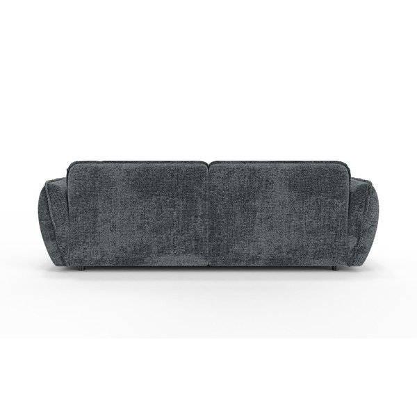 Tamno siva kutna garnitura od šenila (s desnim kutom/s ležaljkom) Nelia – Ropez-image-4