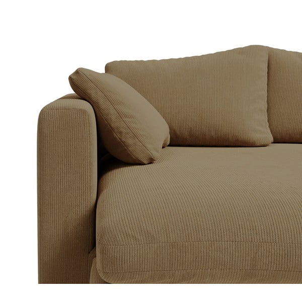 Bež samt ležaljka Comfy - Scandic-image-3