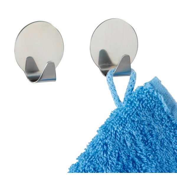Set od 2 samostalne kuke od nehrđajućeg čelika Wenko Round-image-2