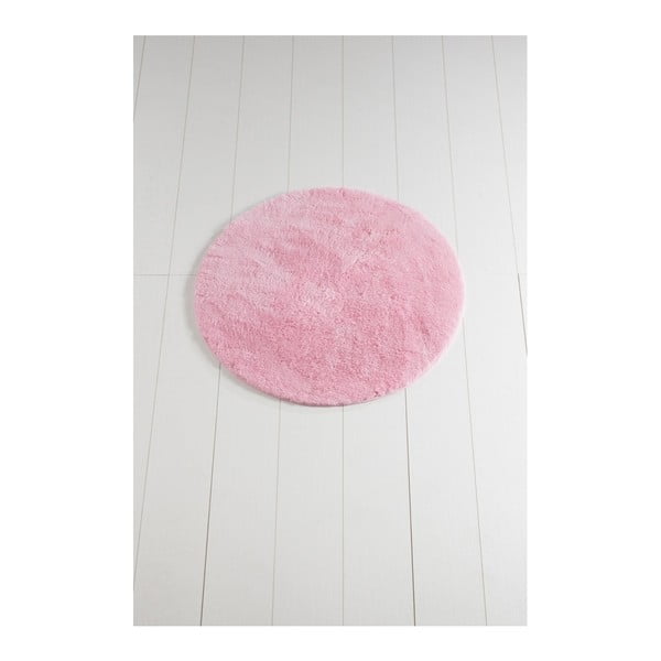 Ružičasti kupaonski tepih Colors of Cap, ⌀ 90 cm