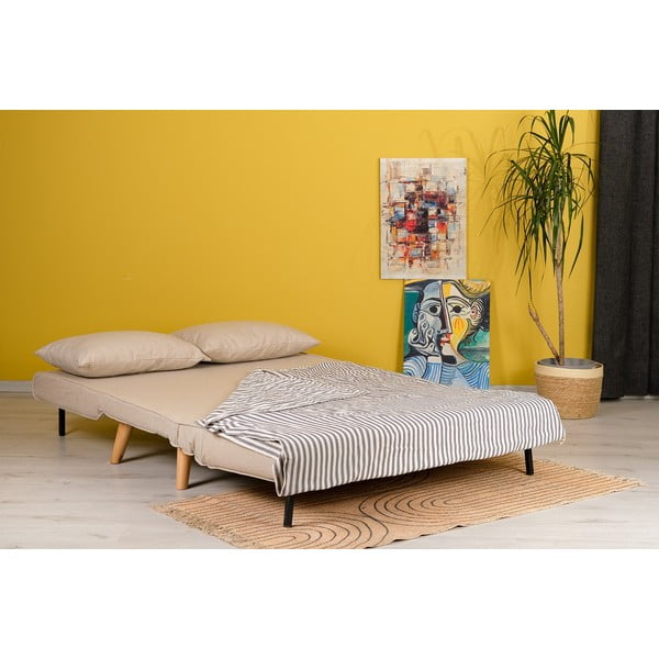 Bež sklopiva sofa 120 cm Folde – Artie-image-4