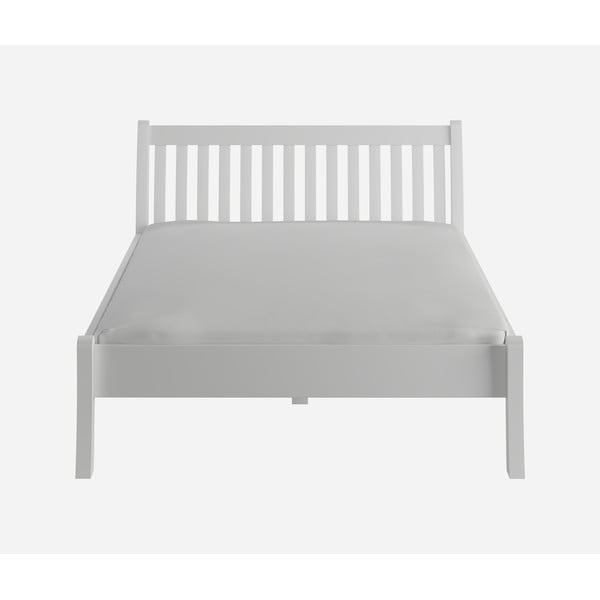 Bijeli bračni krevet od masivnog bora 180x200 cm Tonja – Olivia Living-image-2