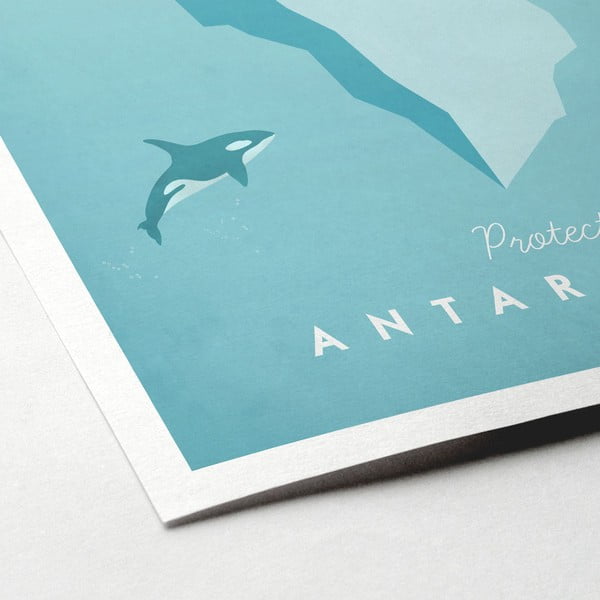 Poster Travelposter Antarktica, A3-image-2