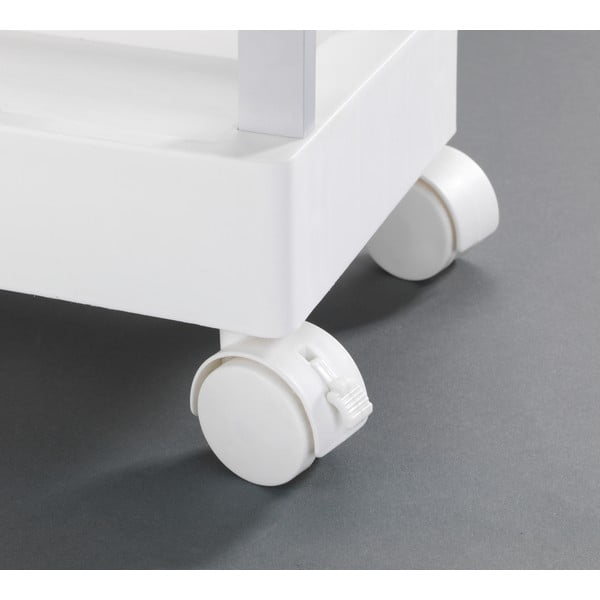 Bijela plastična mobilna polica 45x80 cm Mino - Wenko-image-1