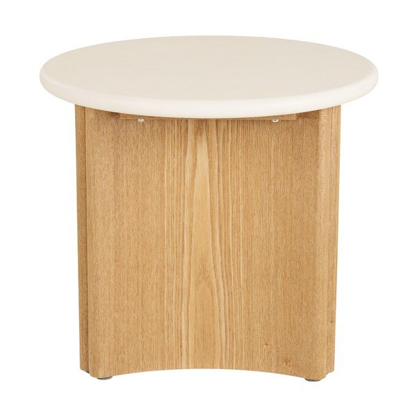 Okrugao pomoćni stol s betonskom pločom stola ø 50 cm Motril – House Nordic-image-3